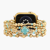 ヒーリングアマゾナイトデライトストレッチApple Watchストラップ