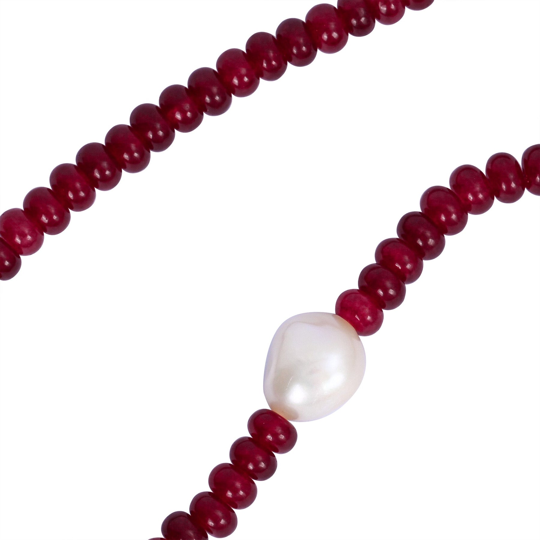 翡翠パールハーモニーネックレス