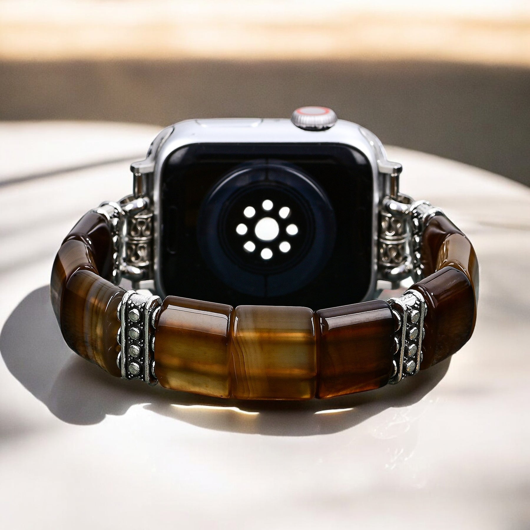 エセリアルデューンアゲートストレッチApple Watchストラップ