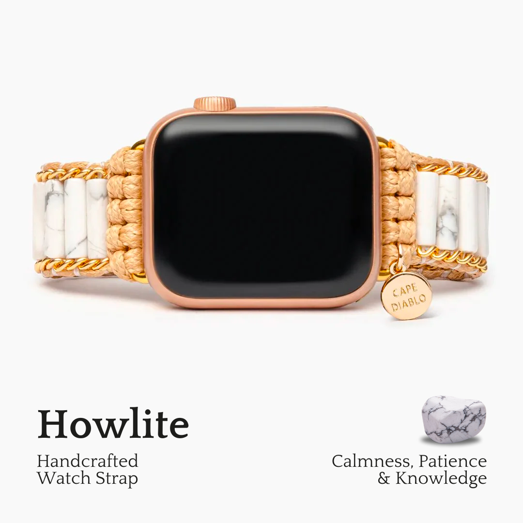 天国のハウライト Apple Watch ストラップ