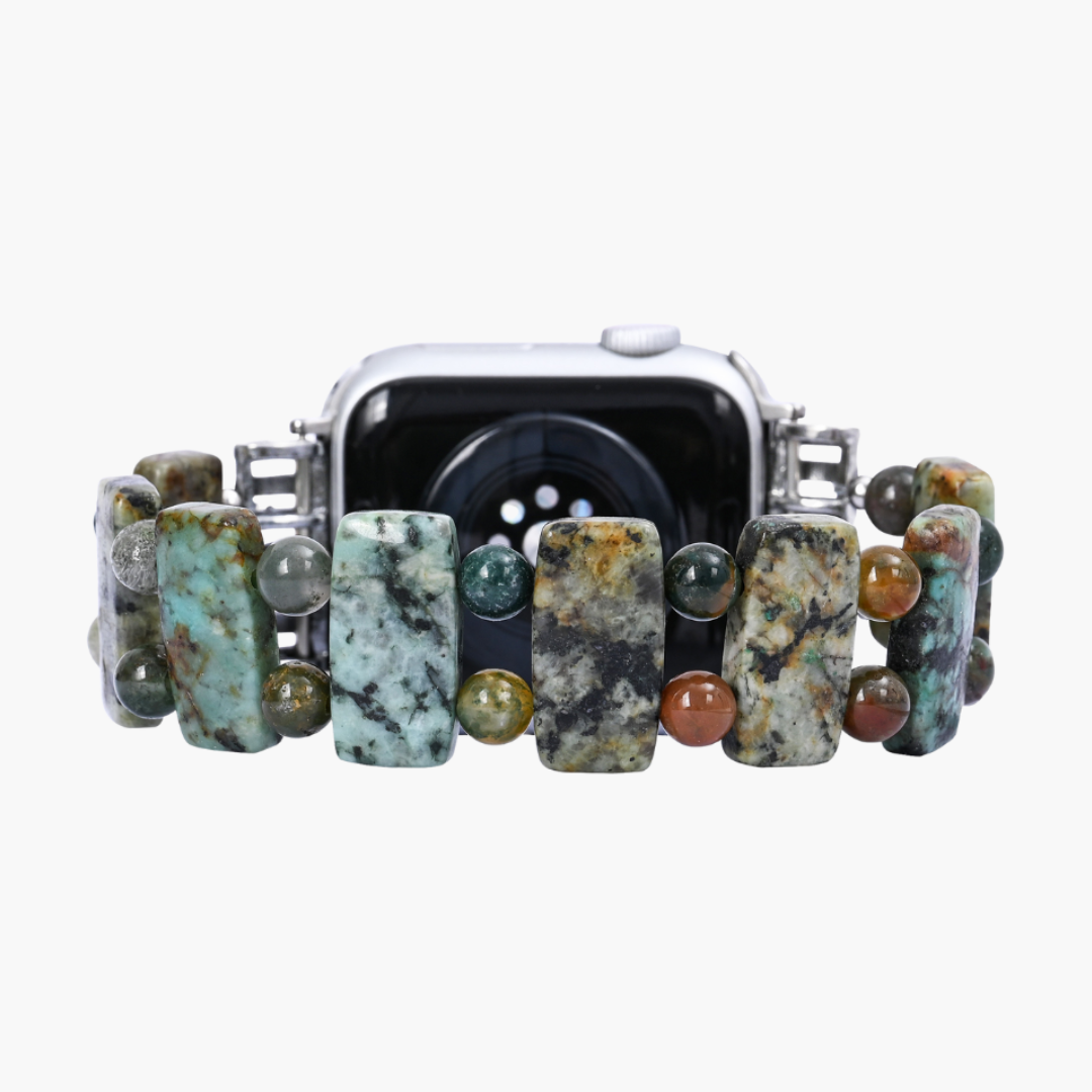 古代の森のストレッチ Apple Watch ストラップ