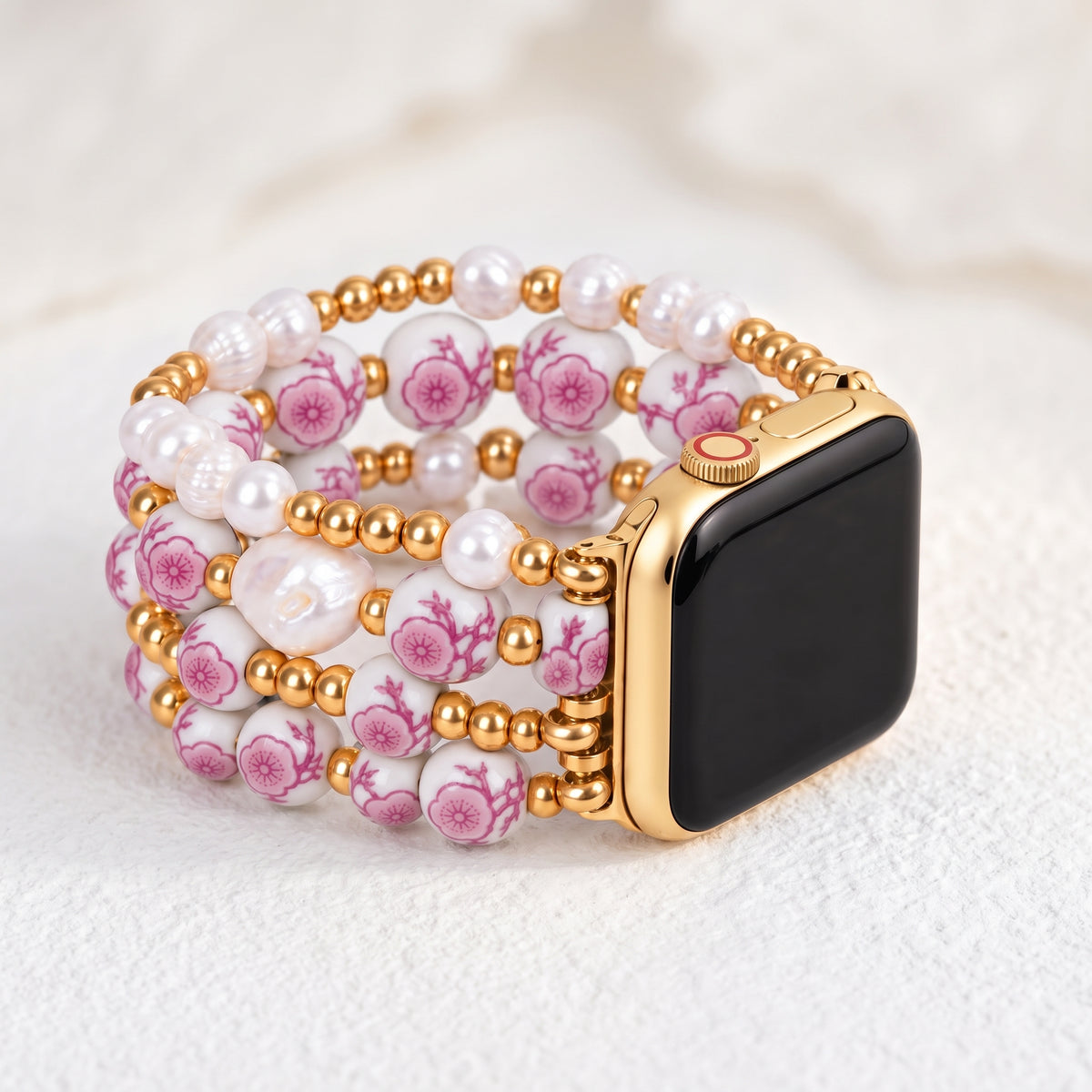 ポーセリンガーデン チェリーブロッサム Apple Watch ストラップ