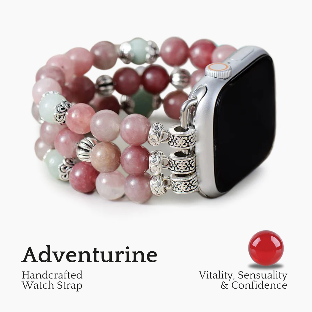 ダスキー・ローズ ストレッチ Apple Watch ストラップ