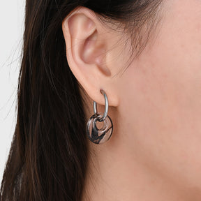 エクリプスクォーツイヤリング