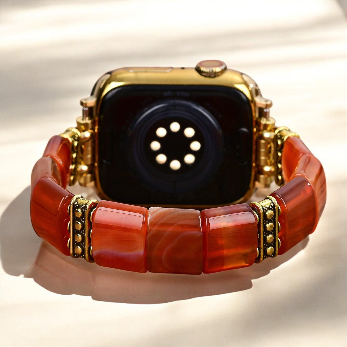 セレーンフレームアゲートストレッチ Apple Watch ストラップ