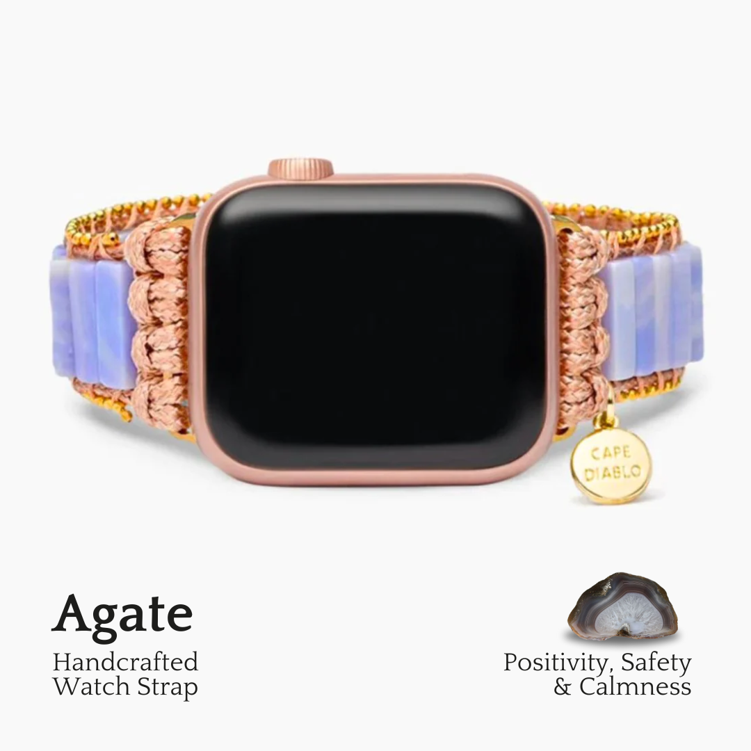 プラムアゲート Apple Watch ストラップ