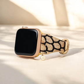 ミッドナイトスケールレザー Apple Watch ストラップ