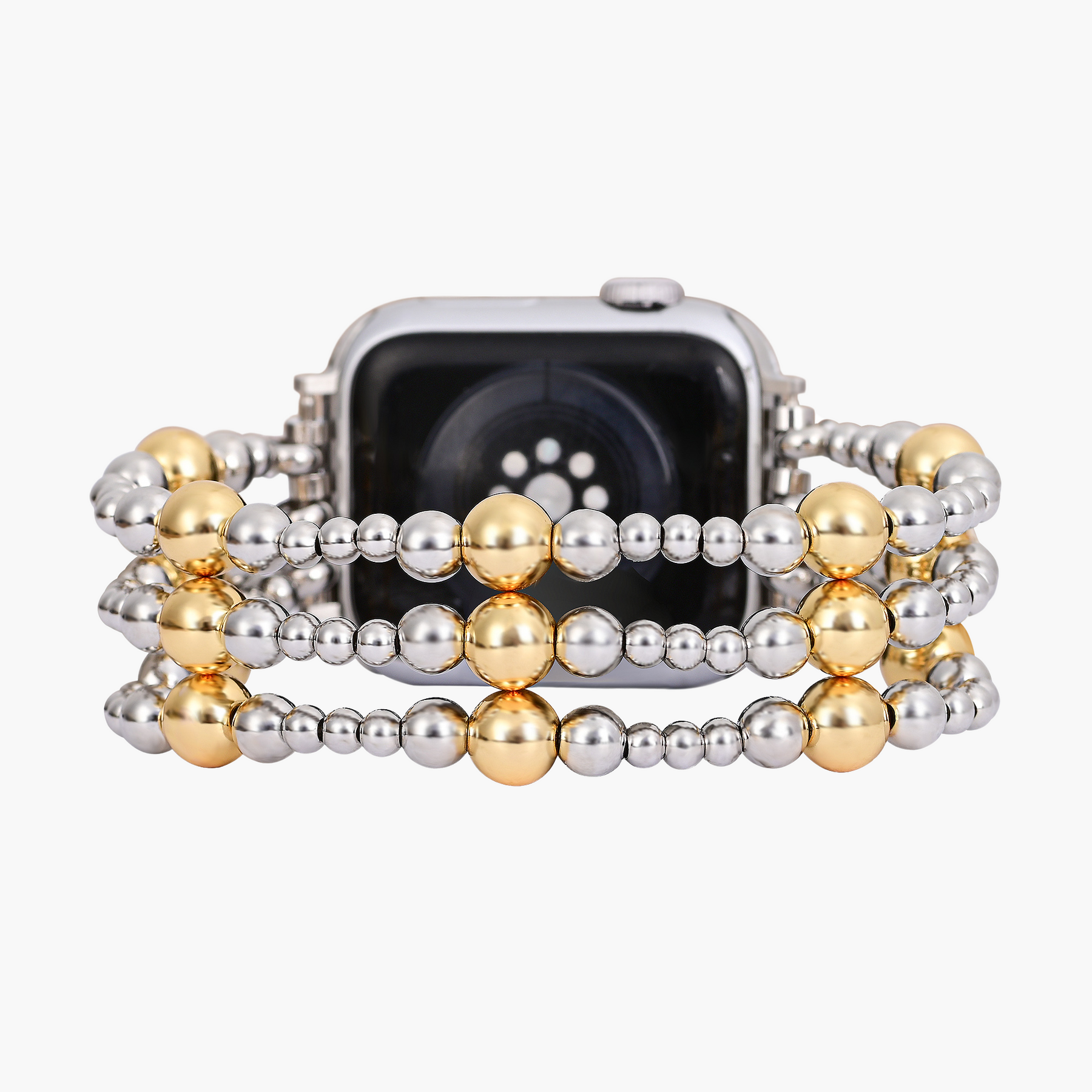 シルバーエンバーストレッチ Apple Watch ストラップ