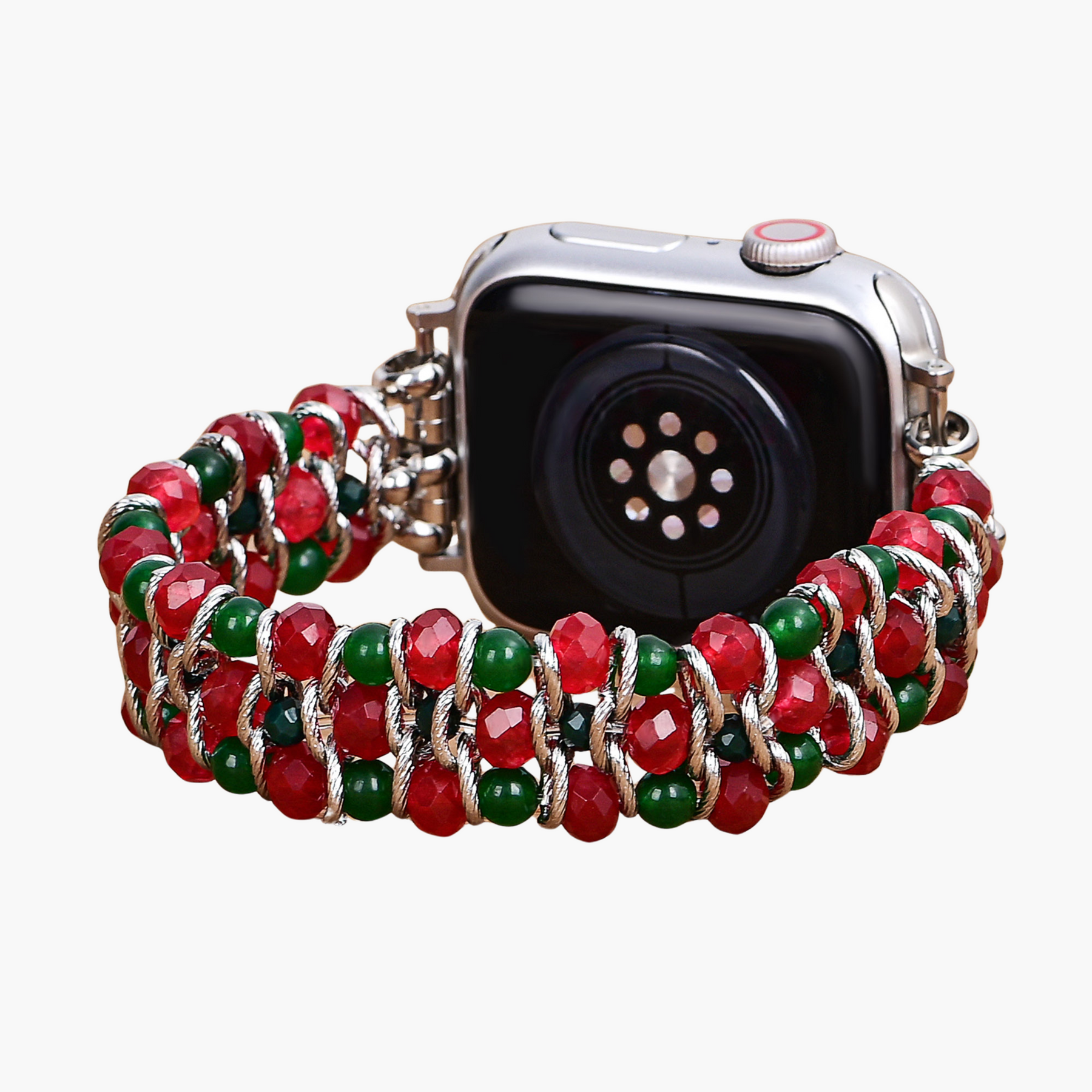 クリスマスチャームストレッチ Apple Watch ストラップ