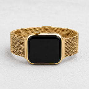 ゴールデンスチール高級伸縮Apple Watchストラップ