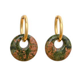 テラジャスパーイヤリング