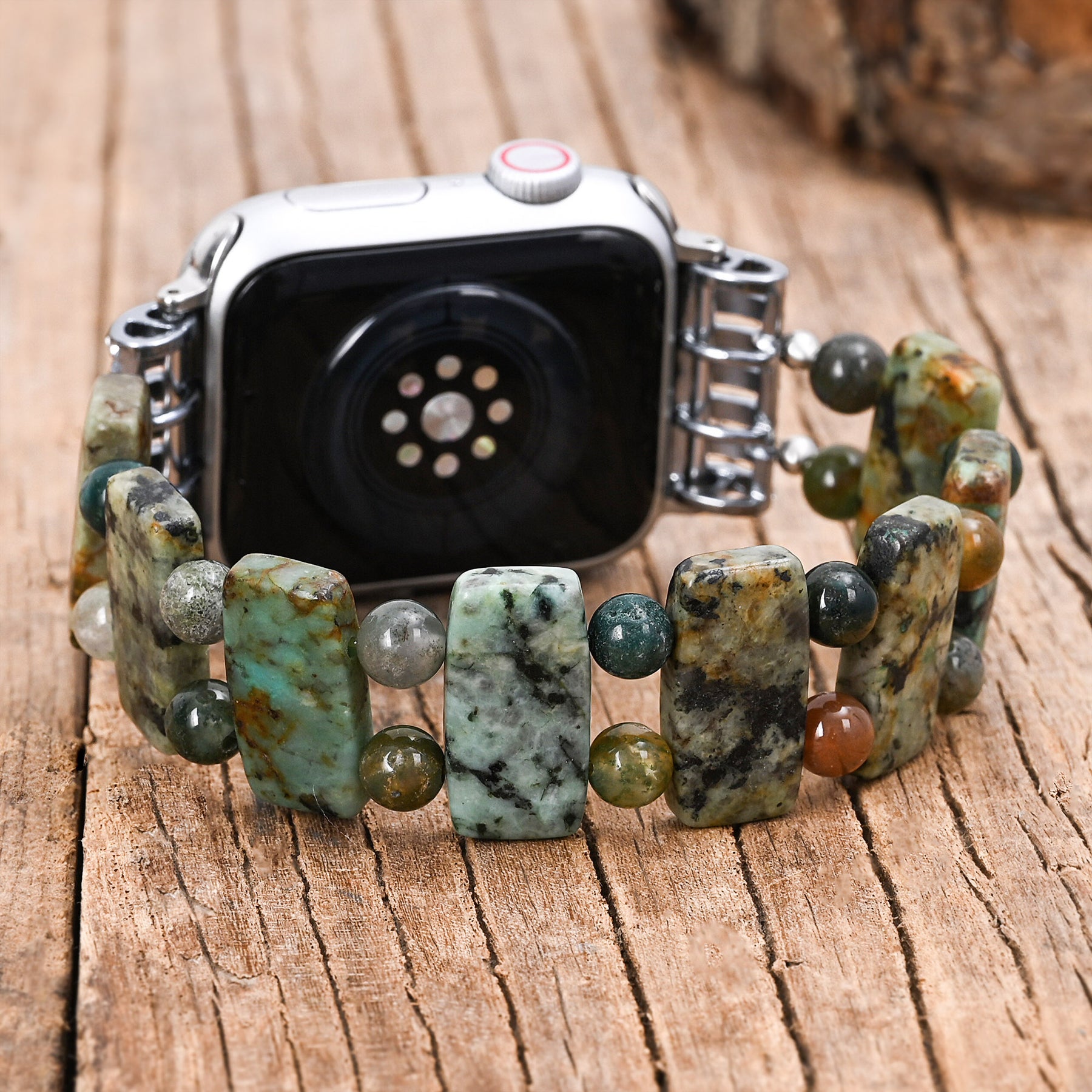 古代の森のストレッチ Apple Watch ストラップ