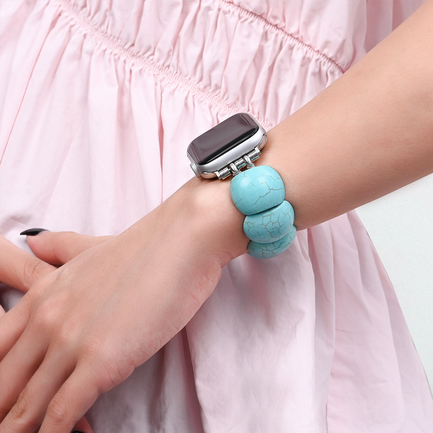 ローズハーモニーストレッチ Apple Watch ストラップ
