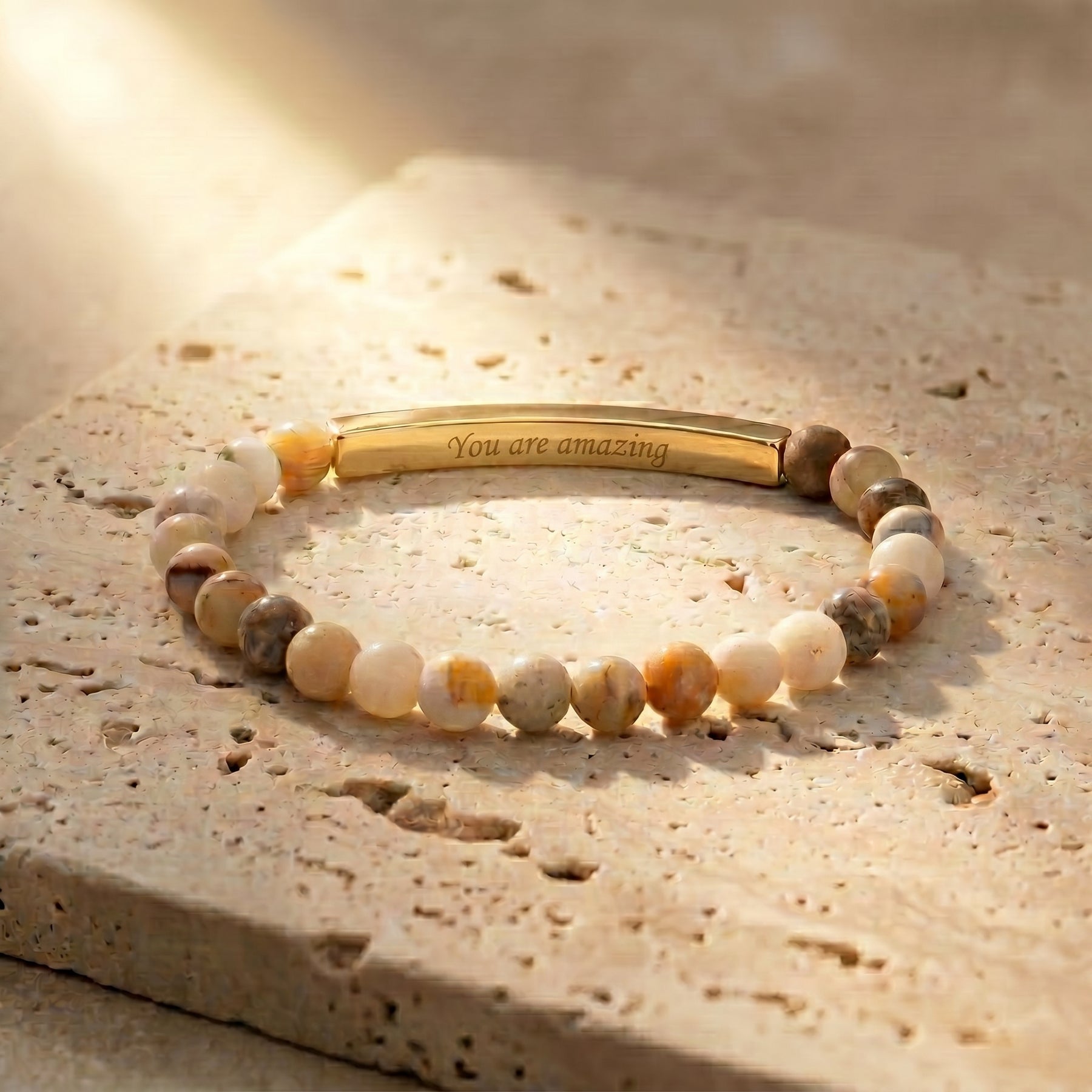 シークレットメッセージストーンBracelets