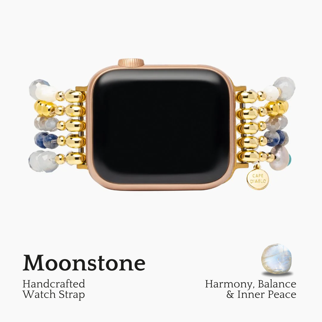 カシミア ターコイズ ストレッチ Apple Watch ストラップ