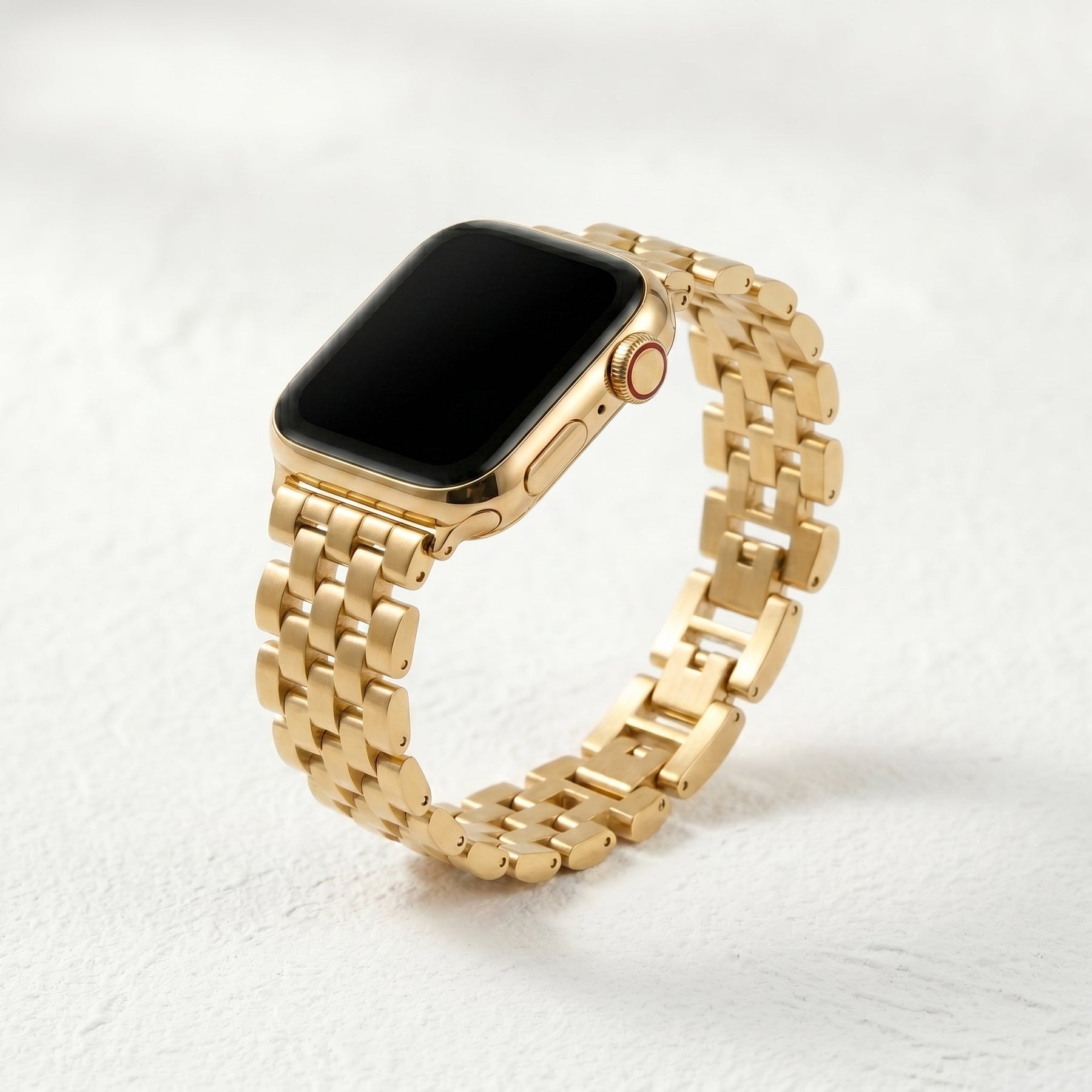 ゴールデンシックラグジュアリーApple Watchストラップ
