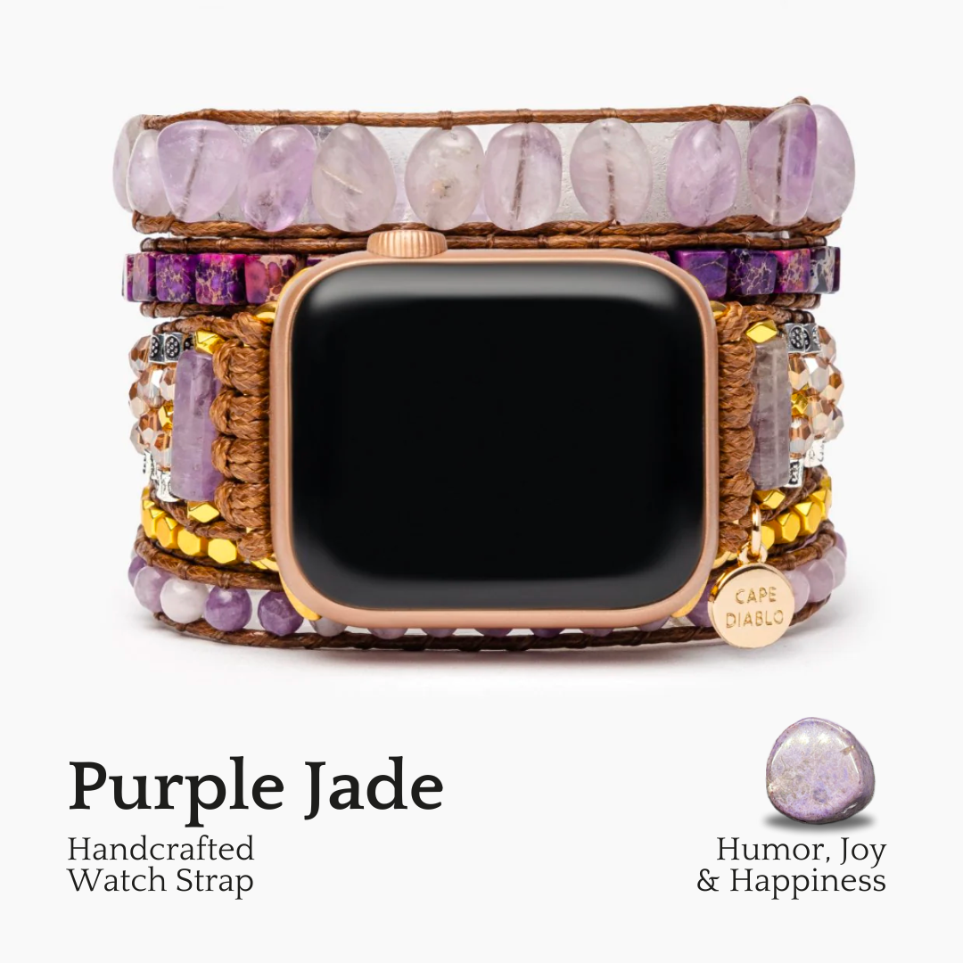 パープルジェイドの魔法のApple Watchストラップ