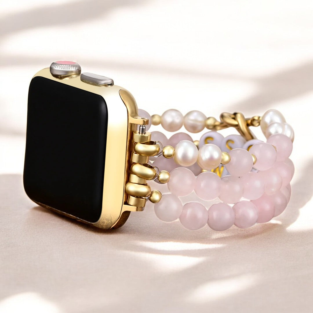 ボス・マム ローズクォーツ ストレッチ Apple Watch ストラップ