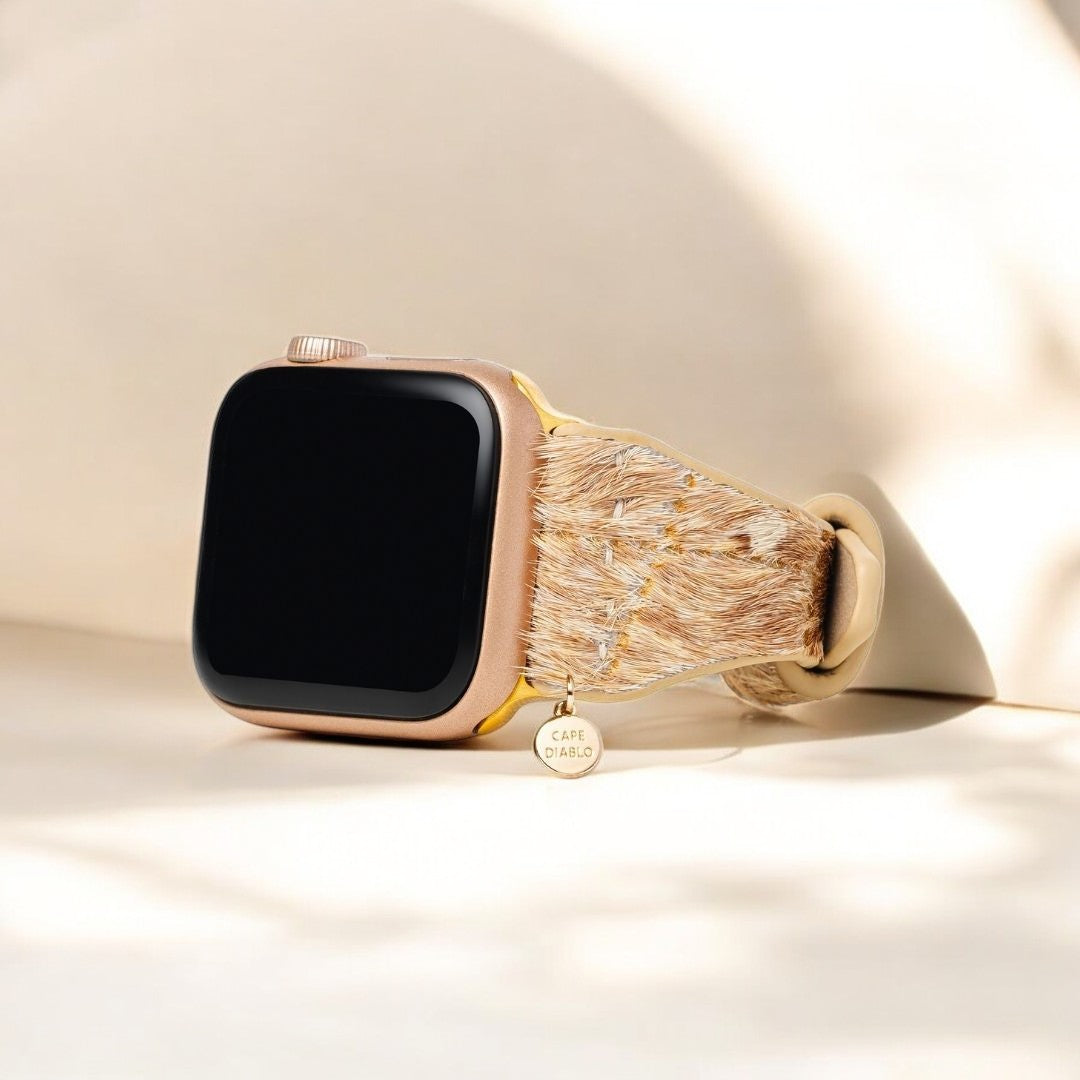 ドリフトウッドヒューズレザーApple Watchストラップ