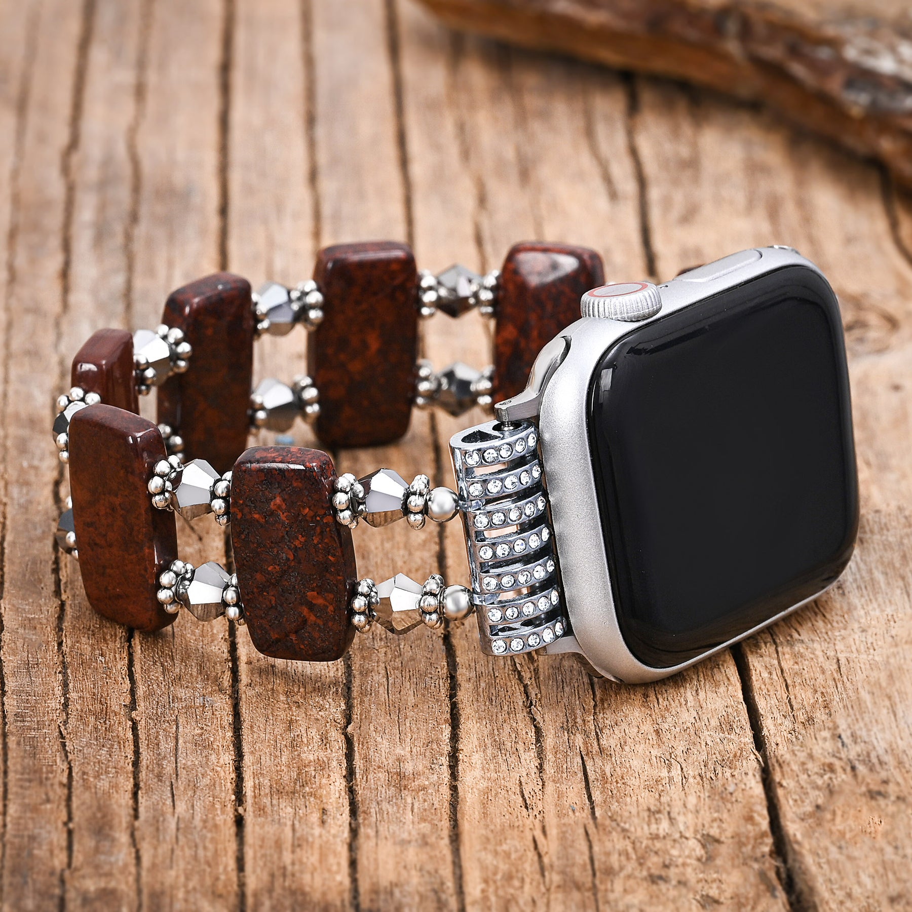 ローズハーモニーストレッチ Apple Watch ストラップ