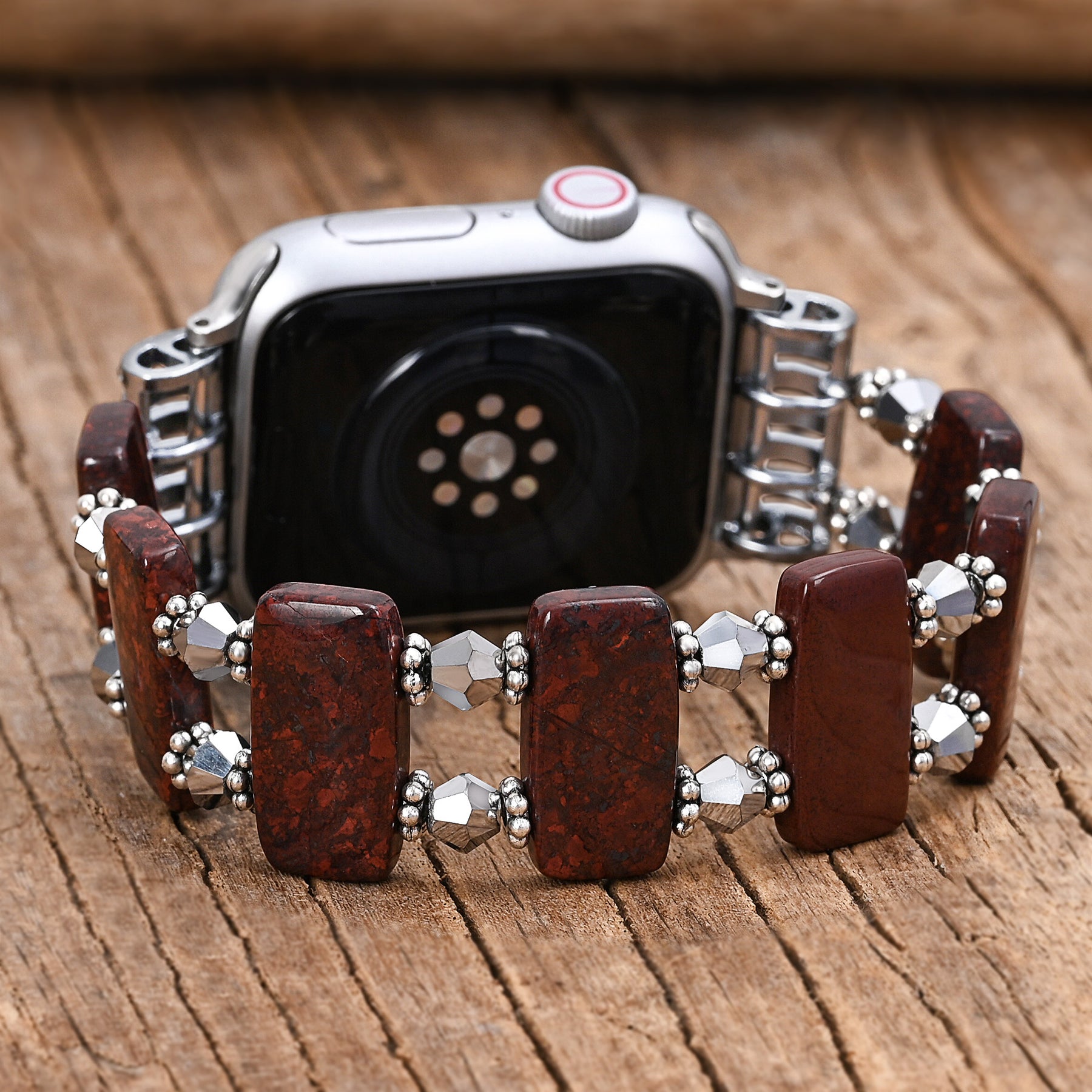 ローズハーモニーストレッチ Apple Watch ストラップ