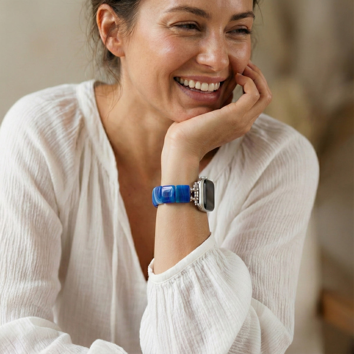 オーシャニックブリス ストレッチ Apple Watch ストラップ