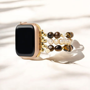 タイガーズアイの輝き Apple Watch ストラップ