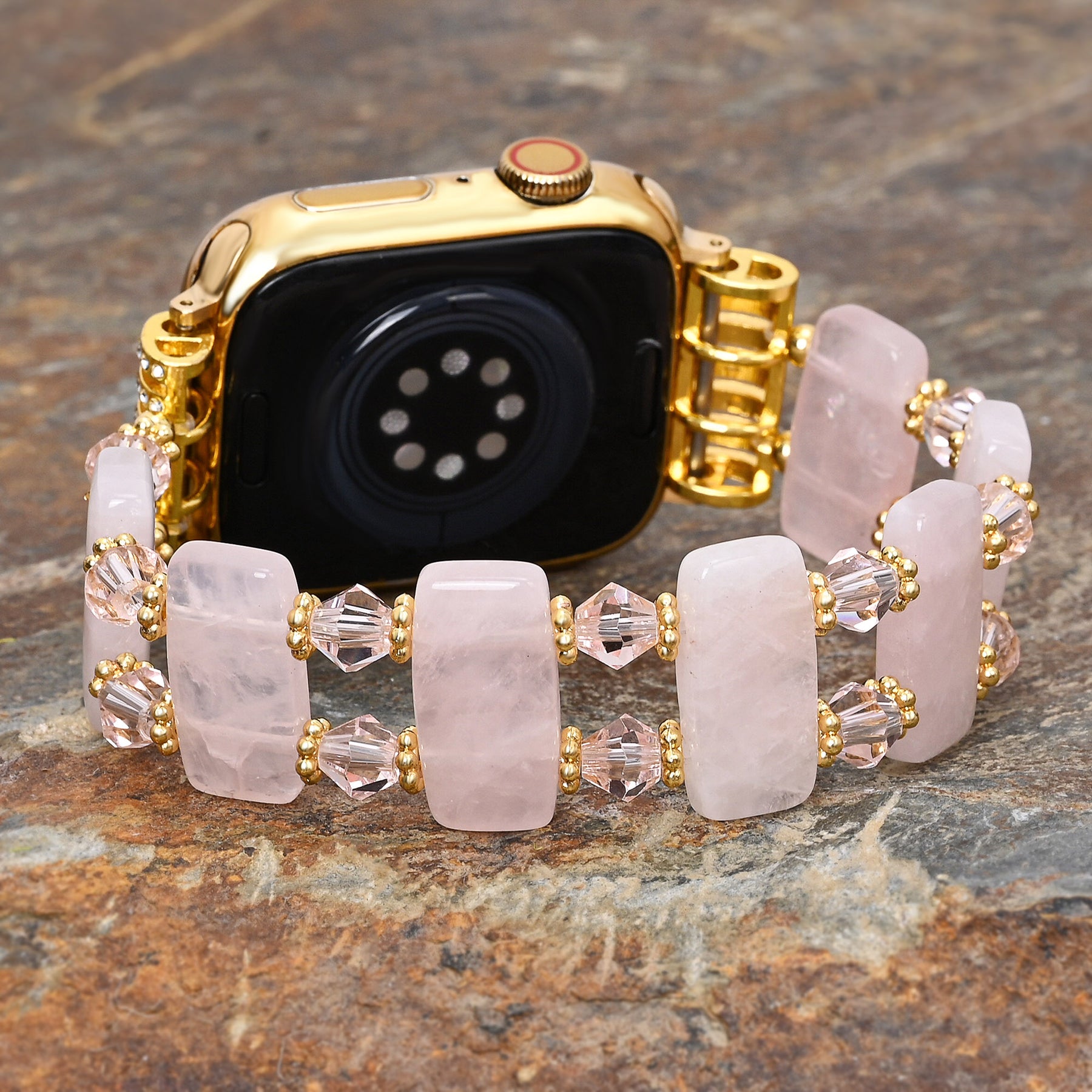 ローズハーモニーストレッチ Apple Watch ストラップ
