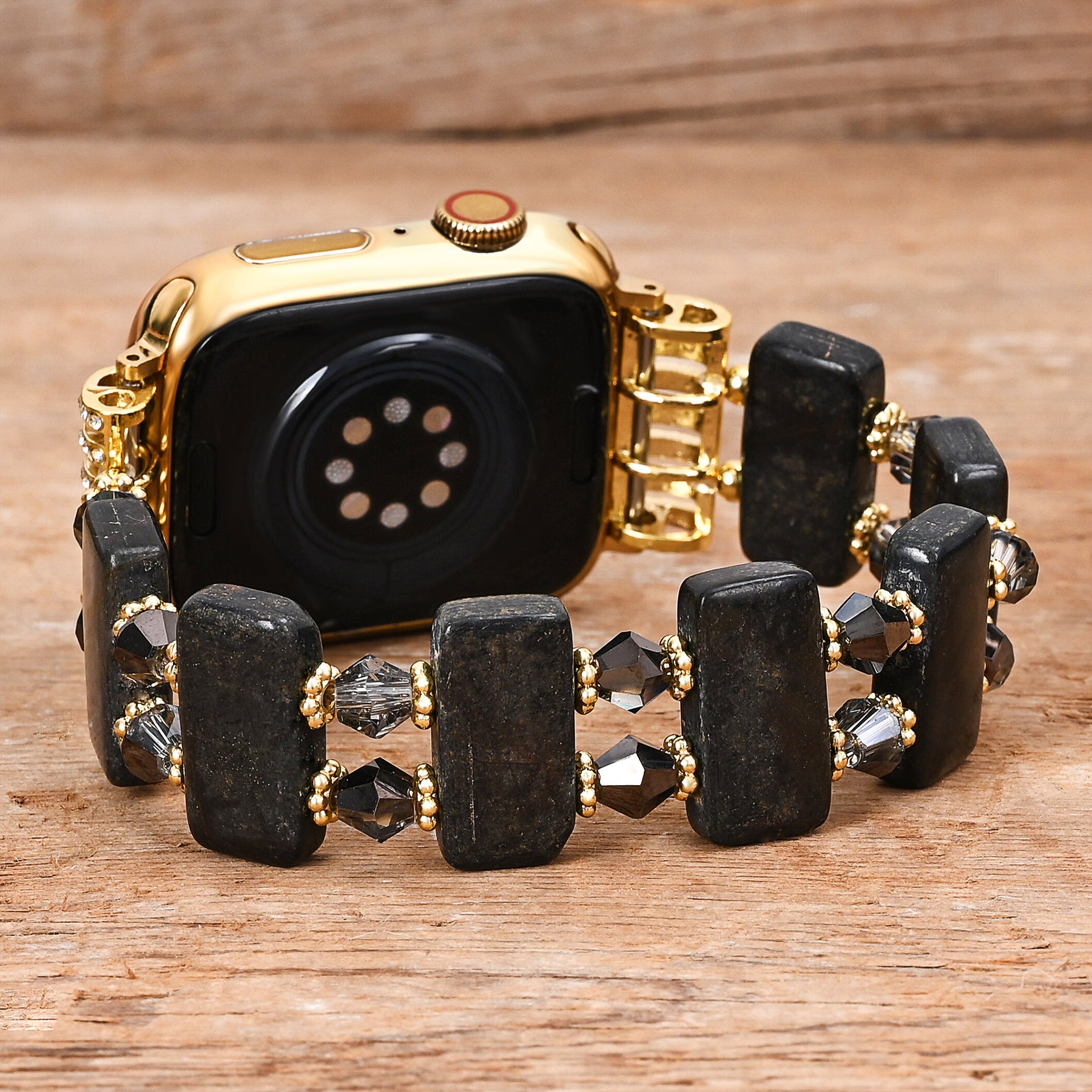 オブシディアン ミューズ ストレッチ Apple Watch ストラップ