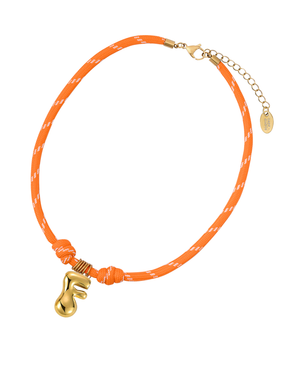 ゴールデンバブルレターコードネックレス