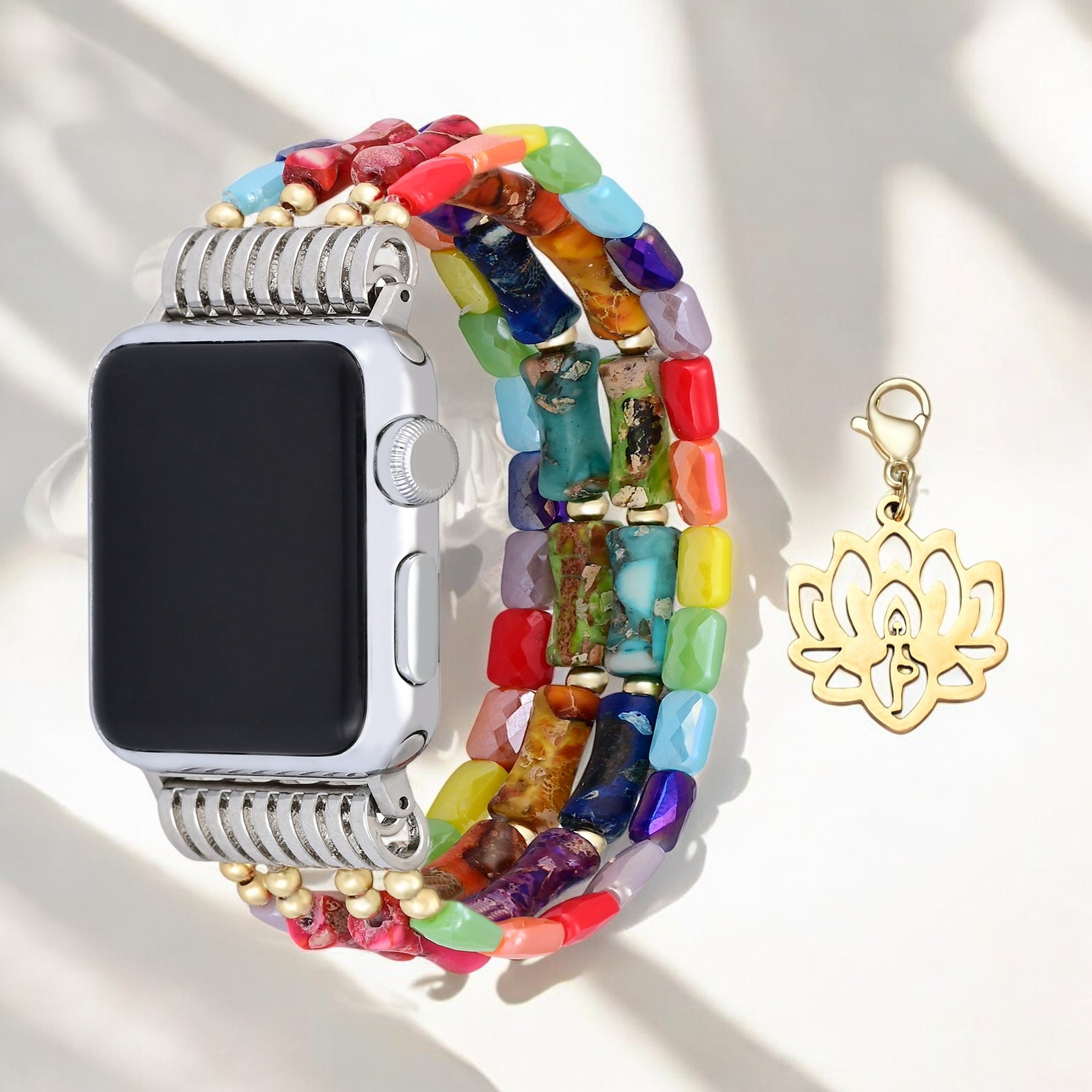 ロータスチャクラストレッチ Apple Watch ストラップ