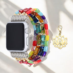 ロータスチャクラストレッチ Apple Watch ストラップ