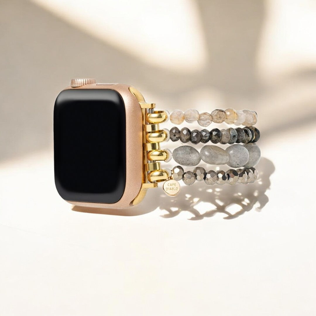 ラブラドライトアゲートフュージョン Apple Watch ストラップ