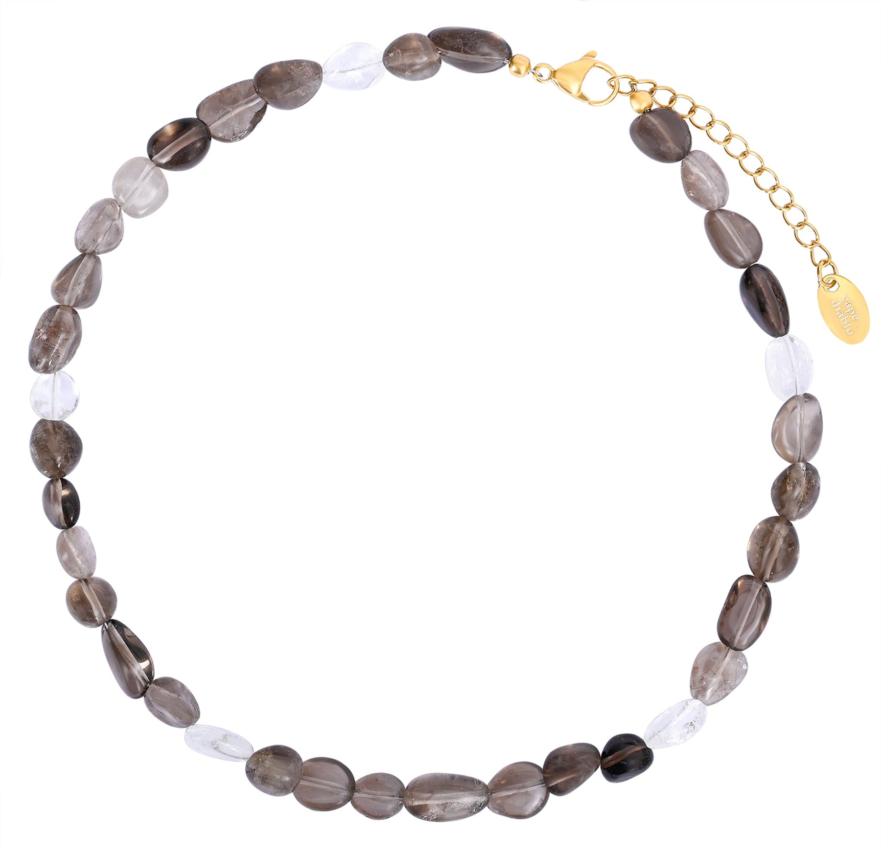 黒曜石クリスタルハーモニーネックレス