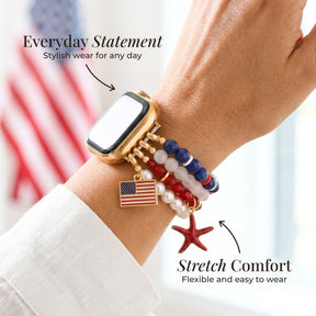 アメリカンドリームストレッチ Apple Watch ストラップ