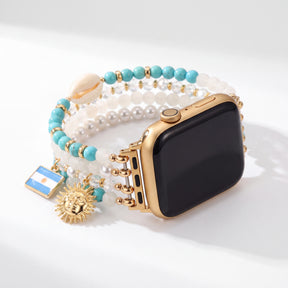 アルゼンチン アルビセレステ ストレッチ Apple Watch ストラップ