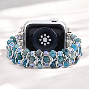 アパタイトアズールブレイデッド Apple Watch ストラップ