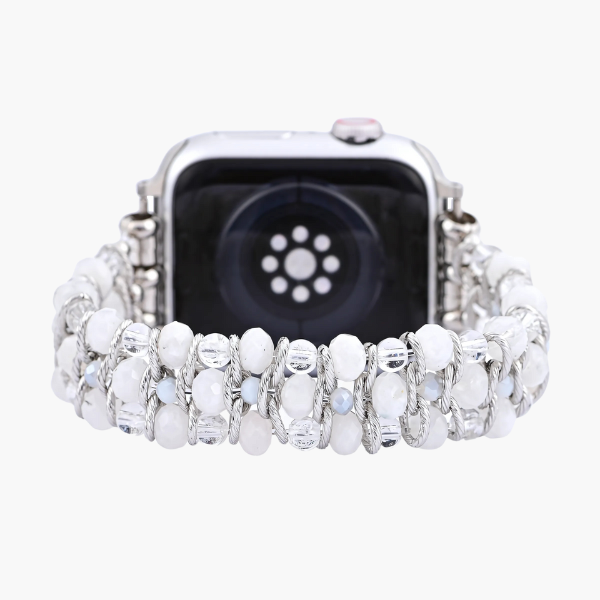 ムーンミラージュ編み伸縮Apple Watchストラップ