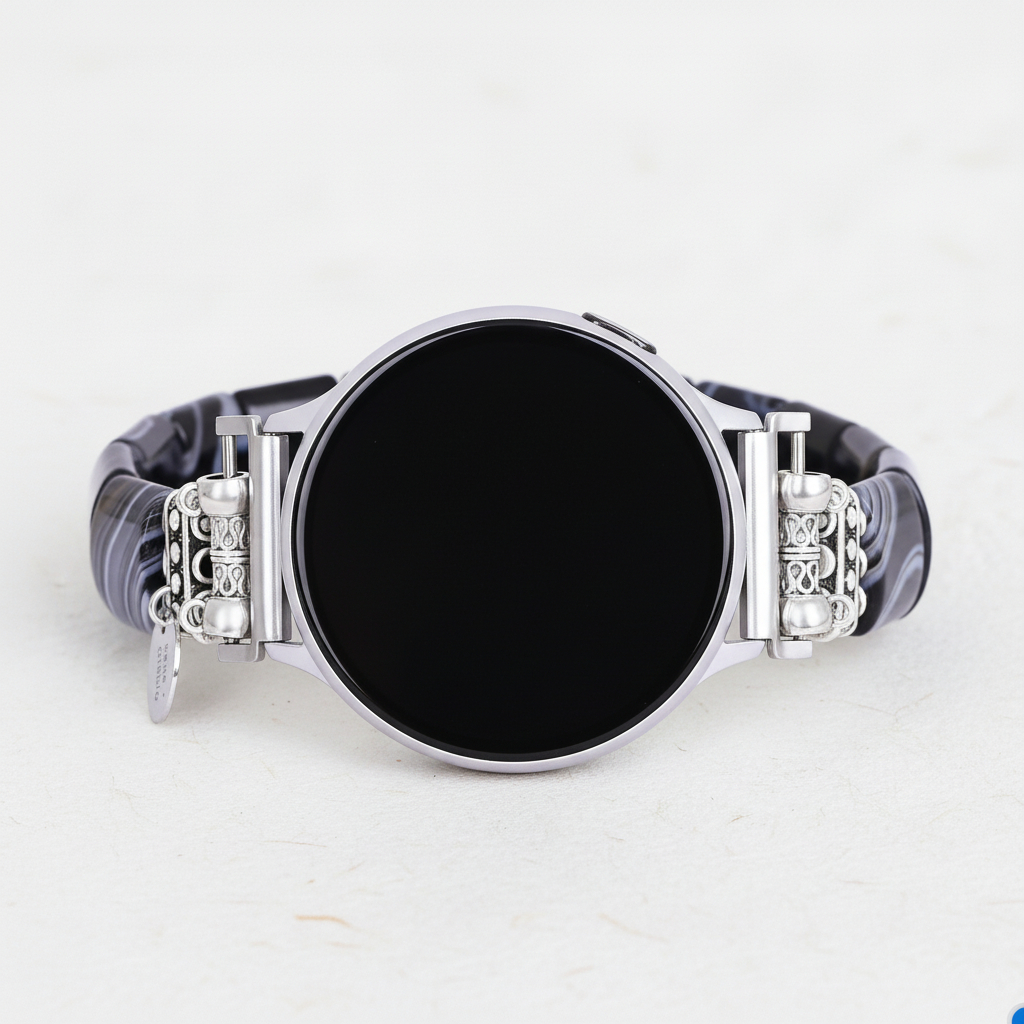 ボヘミアンノワールストレッチApple Watchストラップ