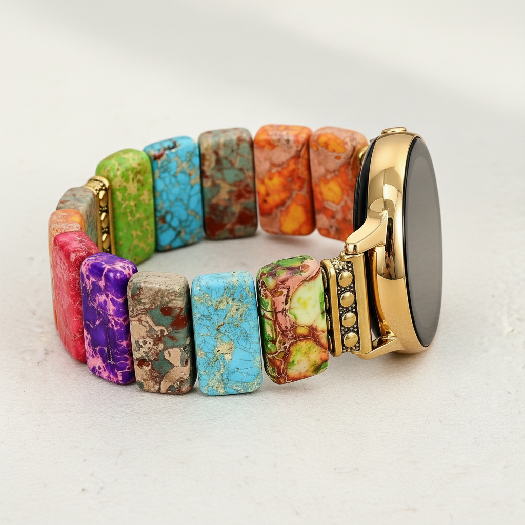 シックチャクラストレッチ サムスンギャラクシーウォッチストラップ