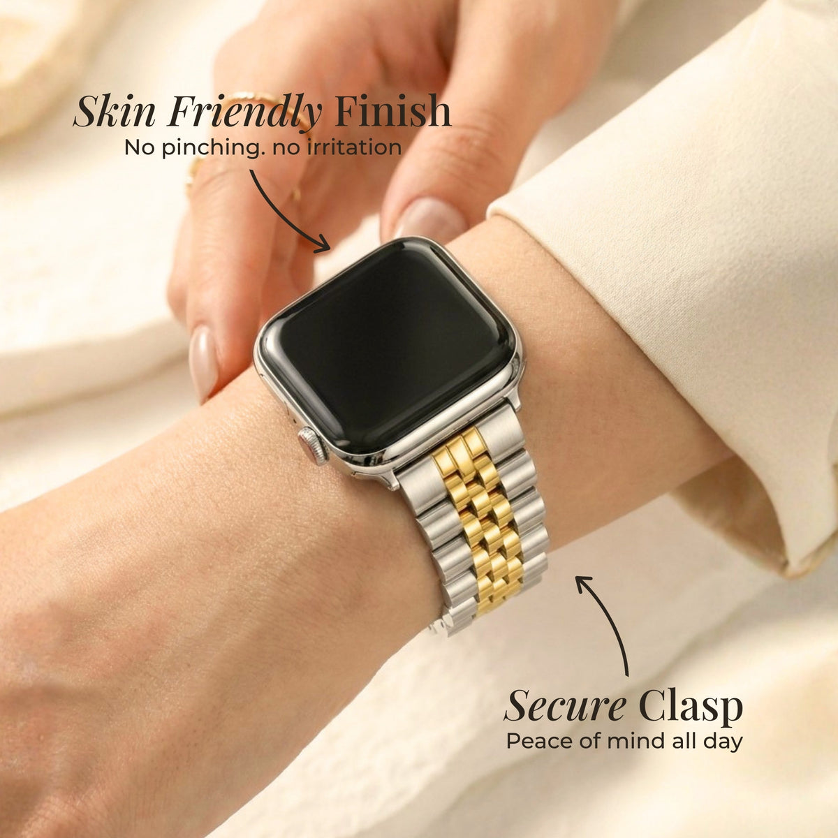 クラシックデュオ高級Apple Watchストラップ