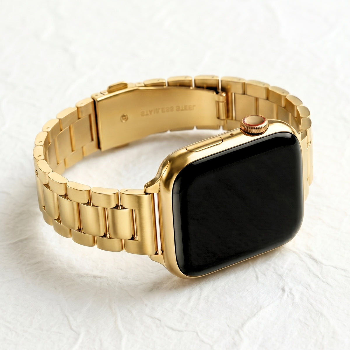 クラシックゴールド高級Apple Watchストラップ