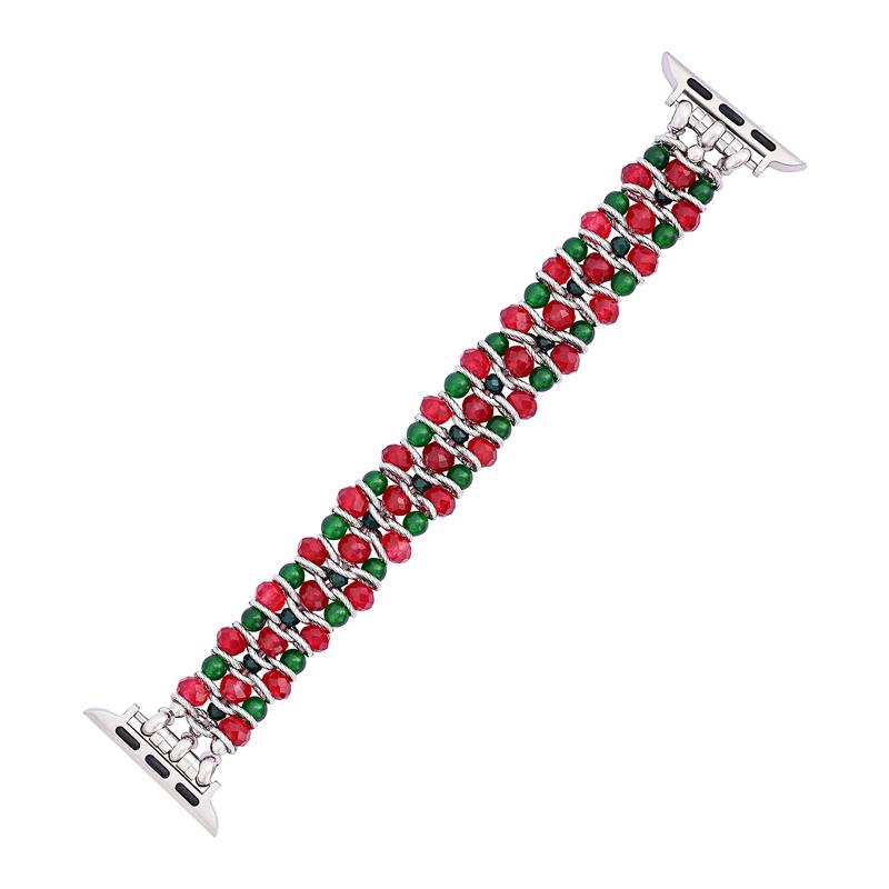 クリスマスチャームストレッチ Apple Watch ストラップ