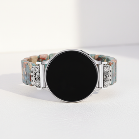 アースチベタンジャスパーストレッチApple Watchストラップ