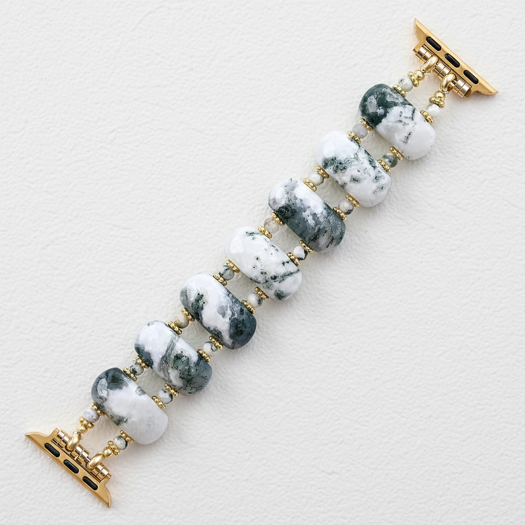 森のめのう 大地の伸縮性 アップルウォッチバンド