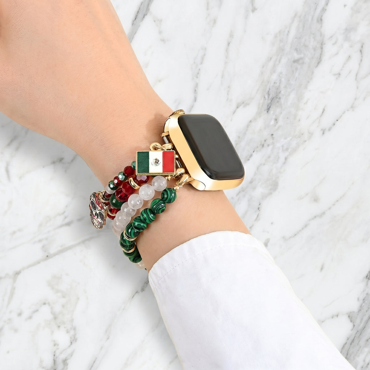 ビバメヒコ ストレッチ Apple Watch ストラップ