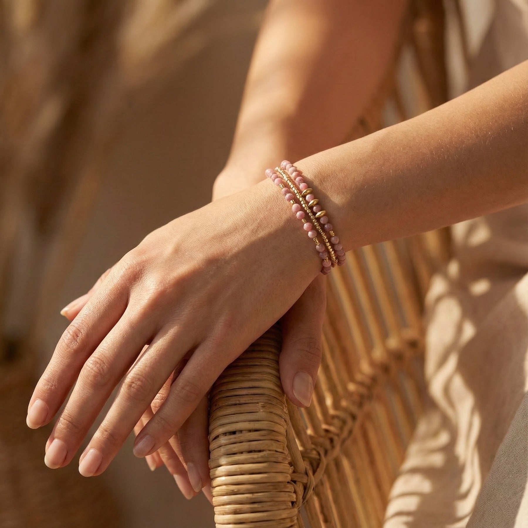 ローズハーモニー マルチスタイル ブレスレット/ネックレス