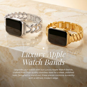 ゴールデンブレイド ラグジュアリー Apple Watch ストラップ