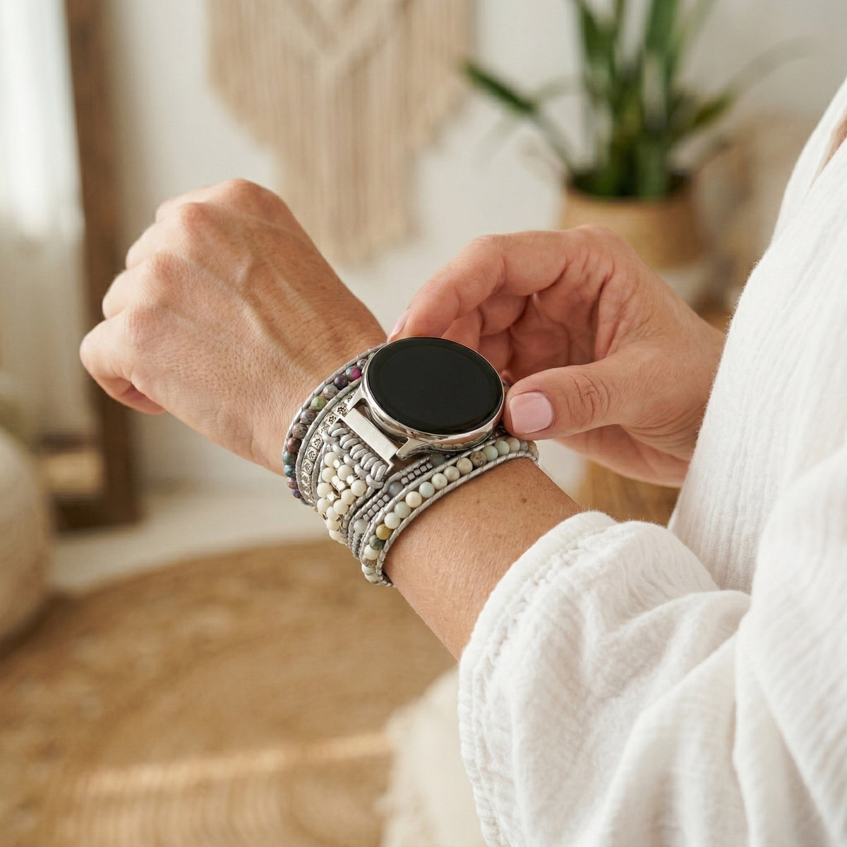 ヒーリングターコイズ Samsung Galaxy Watch ストラップ