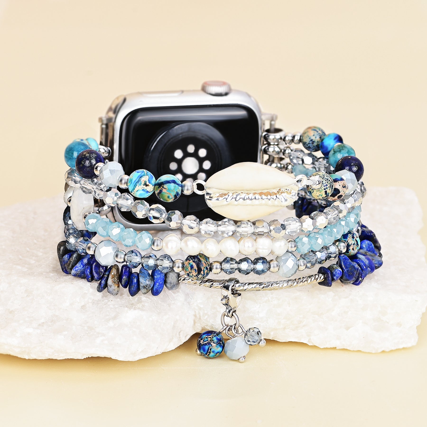 インテンスジャスパーグリマーストレッチ Apple Watch ストラップ